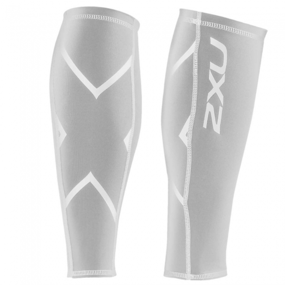 2XU kompression calf guards Weiß UA1987b 2015 UA1987WHT